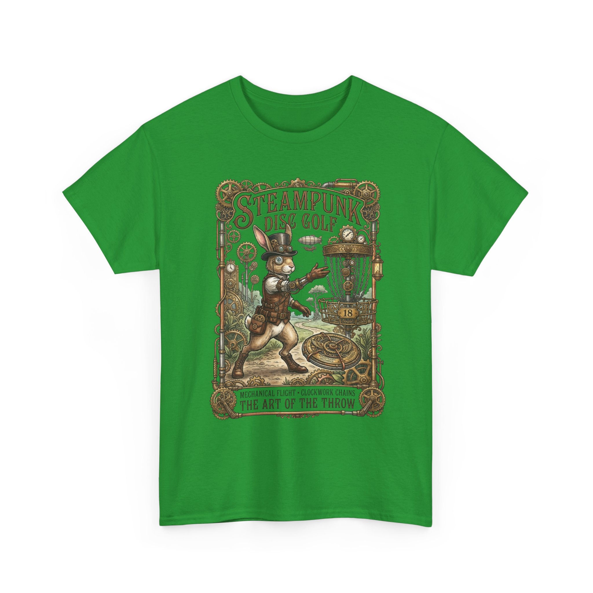 Steampunk Disc Golf T-Shirt — Vintage Victorian Throw Art Tee