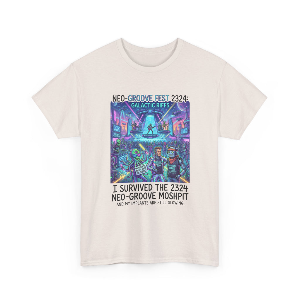 Neo-Groove Fest 2324 Tee — "I Survived the 2324 Neo-Groove Moshpit" Concert T-Shirt