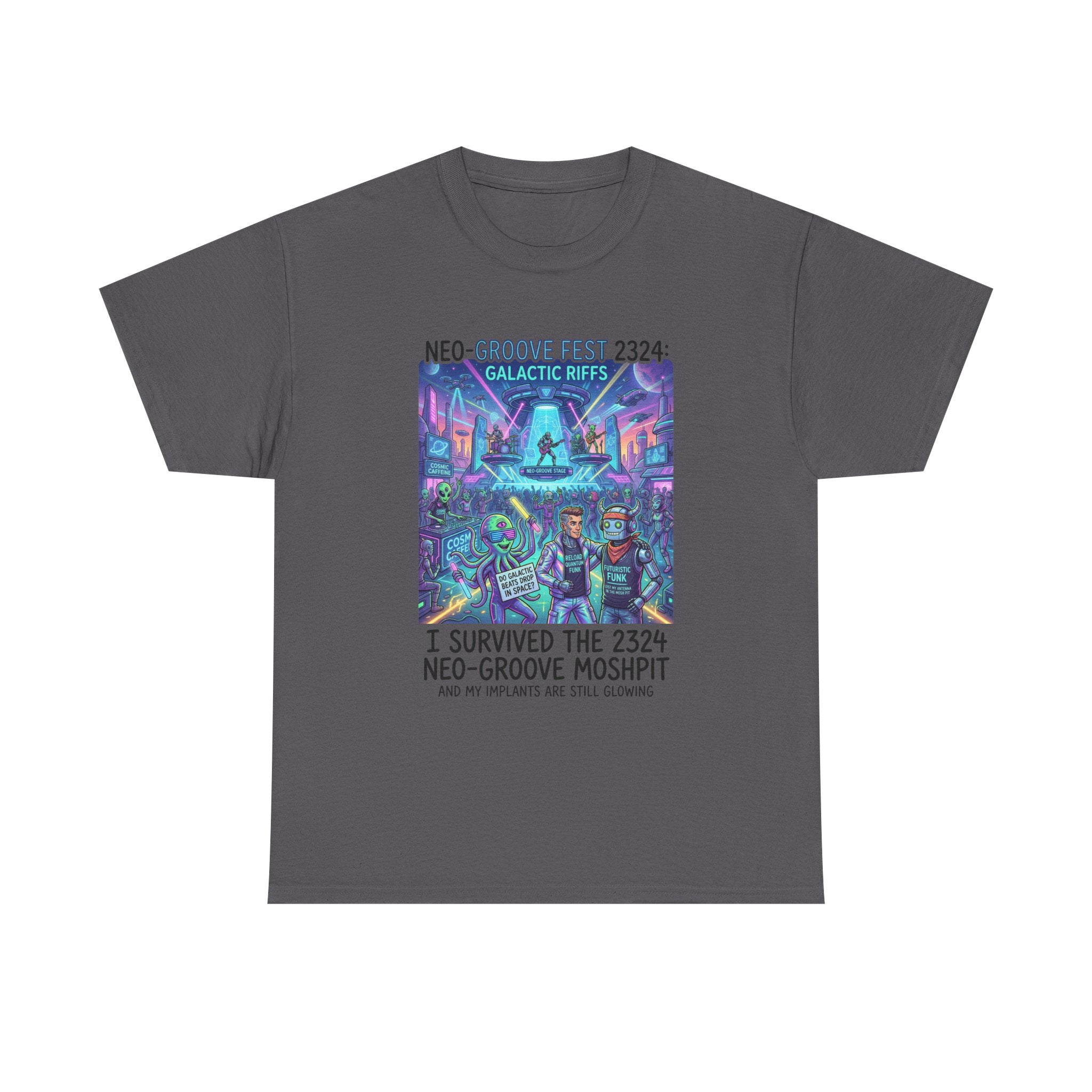 Neo-Groove Fest 2324 Tee — "I Survived the 2324 Neo-Groove Moshpit" Concert T-Shirt