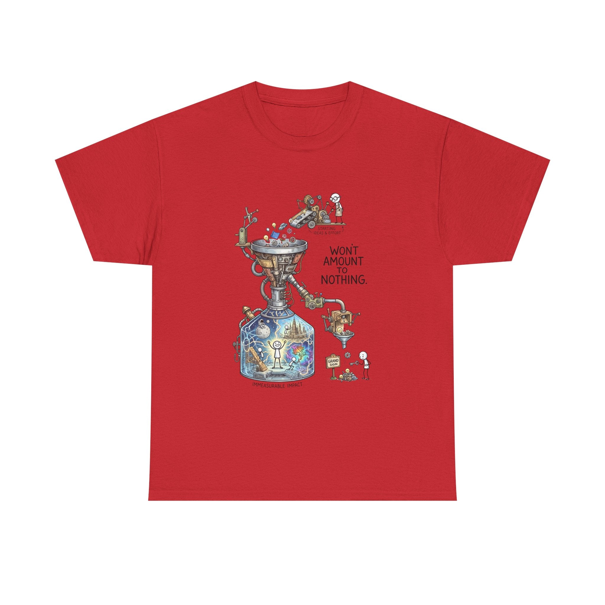 T-Shirt — 'Won't Amount to Nothing' Whimsical Alchemy Illustration