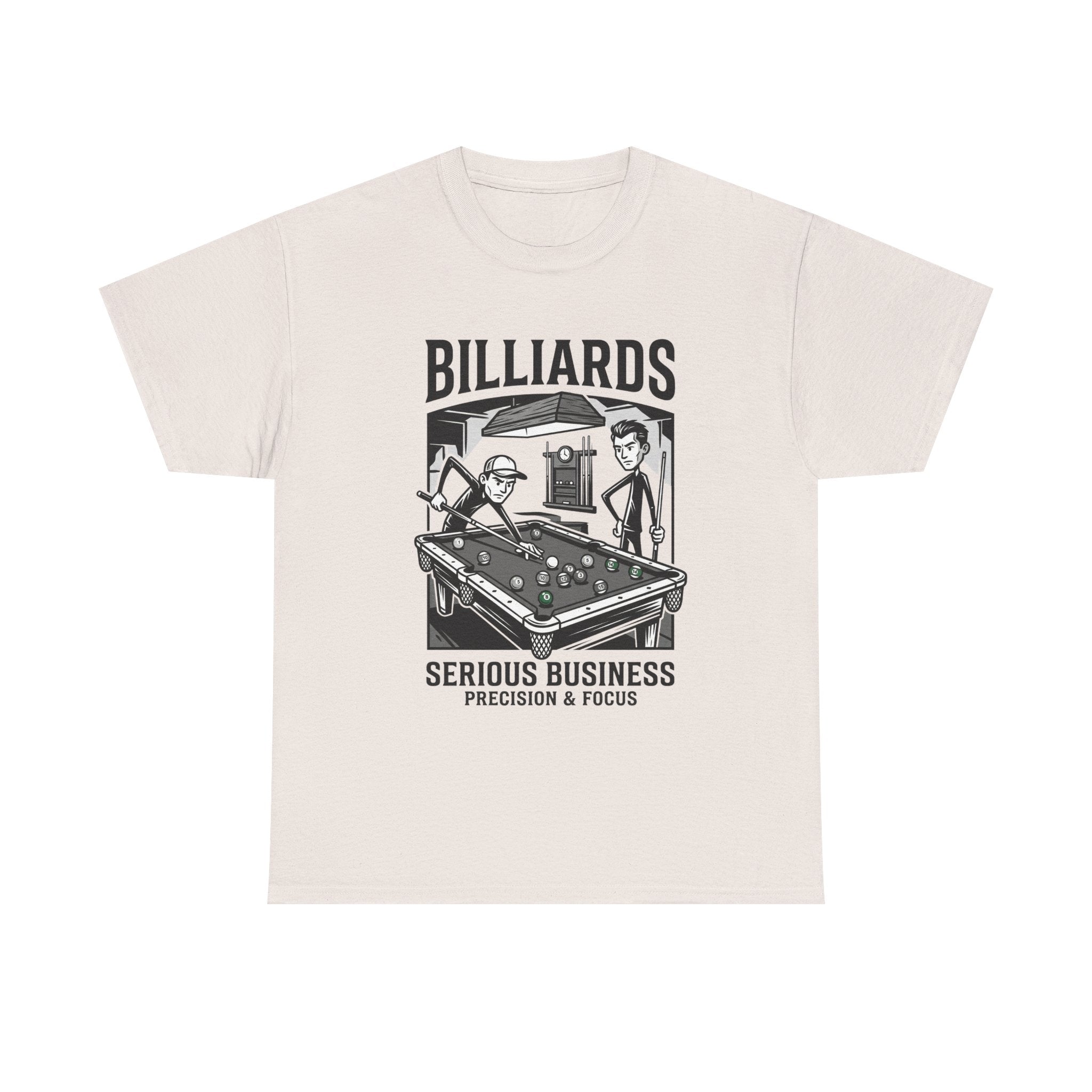 Billiards Tee – "Serious Business" Pool Player T-Shirt