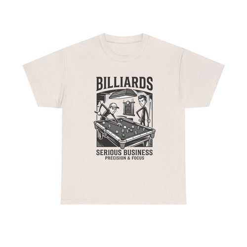 Billiards Tee – "Serious Business" Pool Player T-Shirt