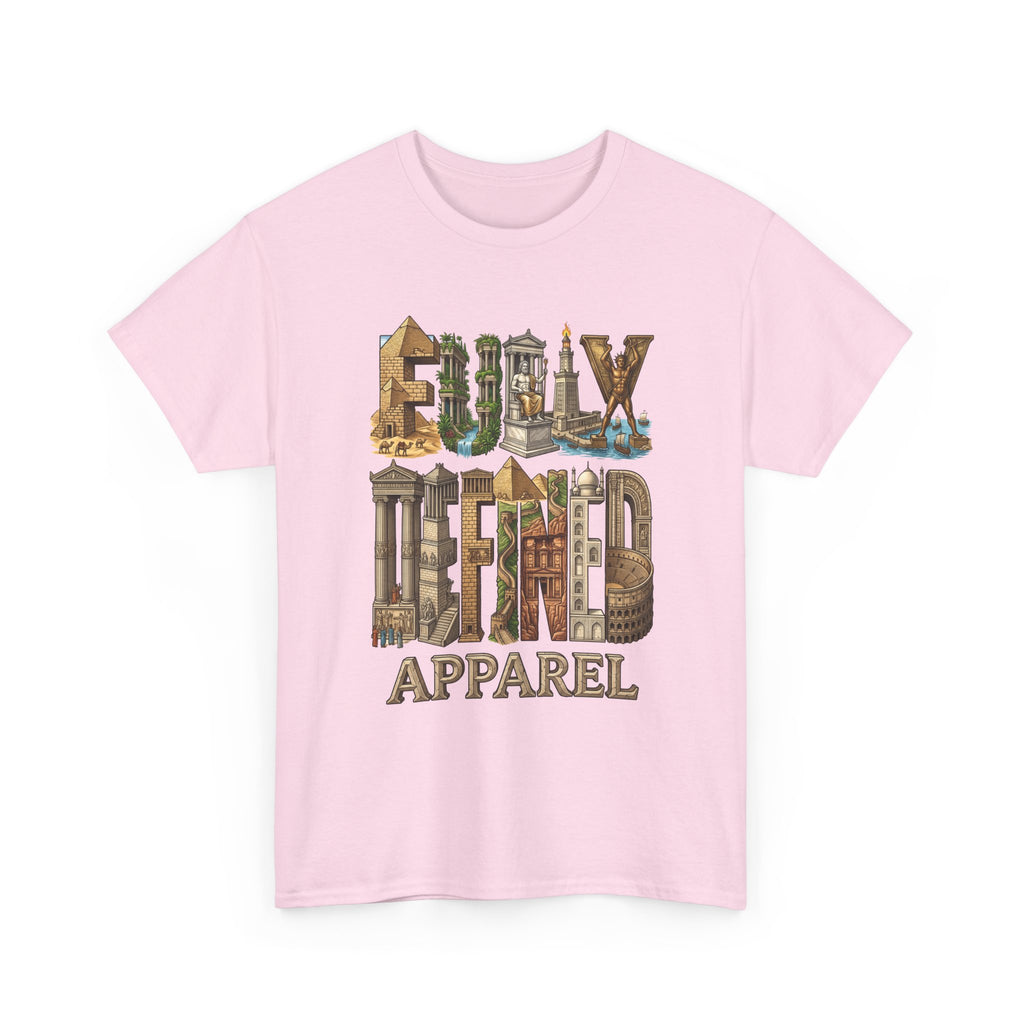 Fully Defined Apparel T‑Shirt — Wonders of the World Graphic Tee