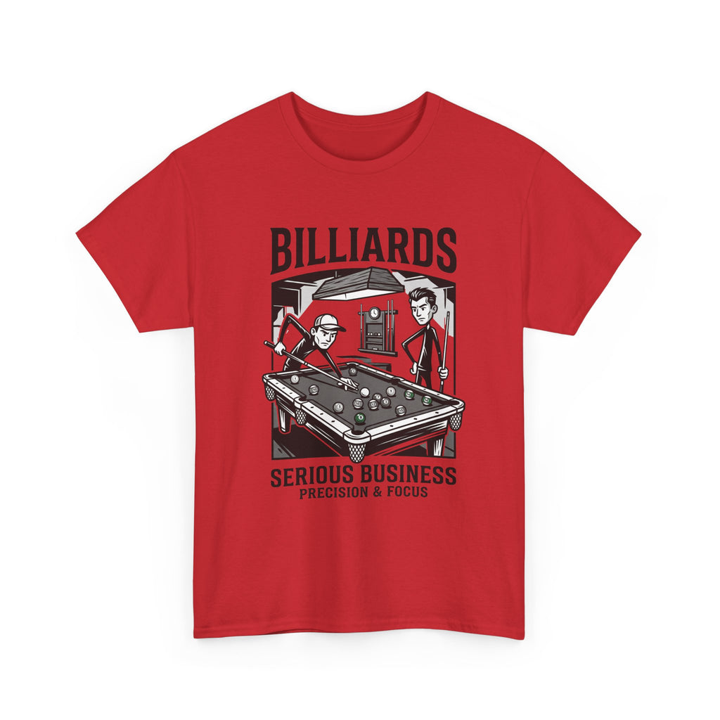 Billiards Tee – "Serious Business" Pool Player T-Shirt