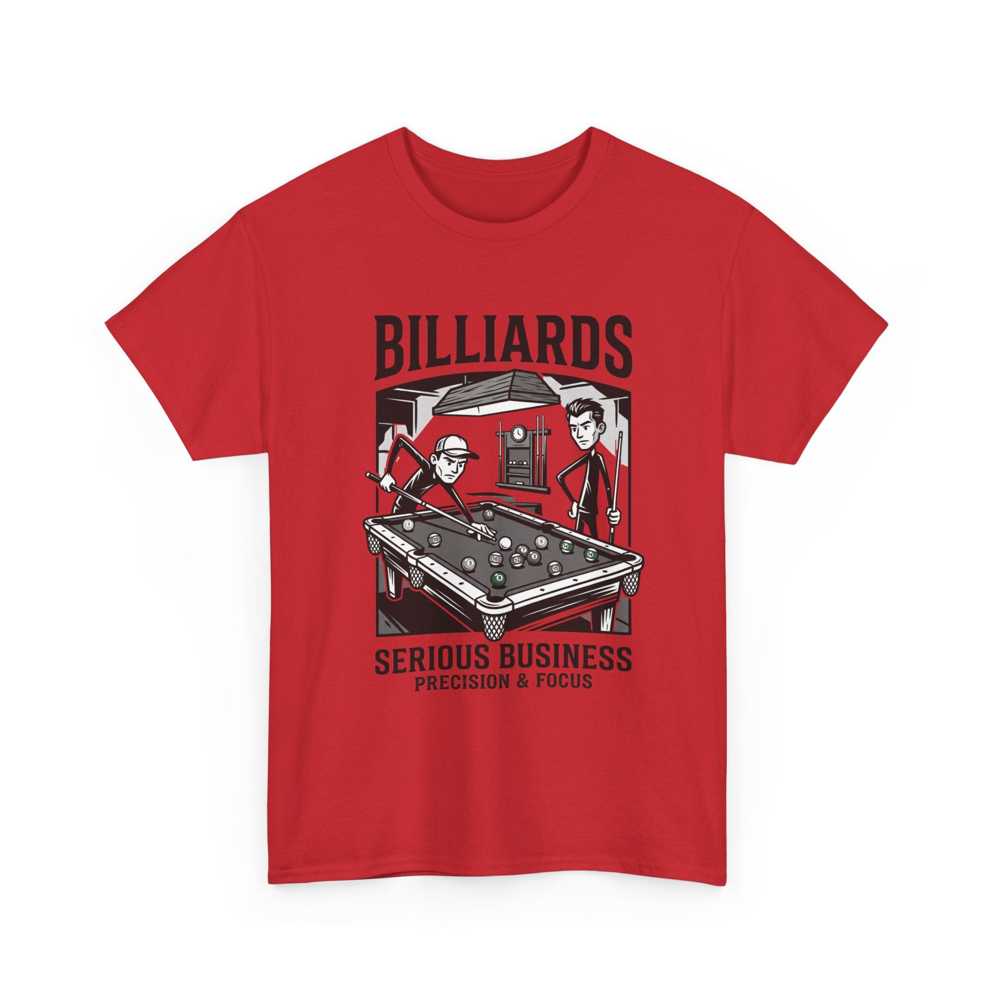 Billiards Tee – "Serious Business" Pool Player T-Shirt