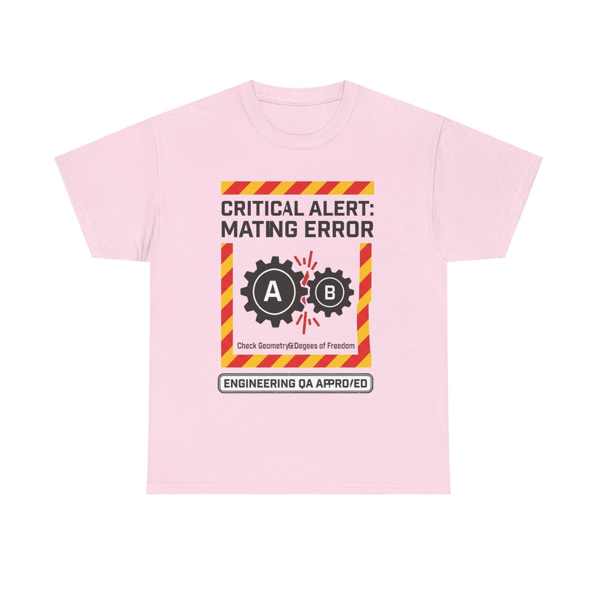 Mating Error T‑Shirt — Funny Engineering QA Alert Tee