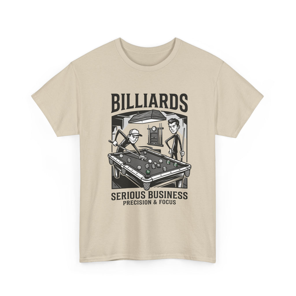 Billiards Tee – "Serious Business" Pool Player T-Shirt