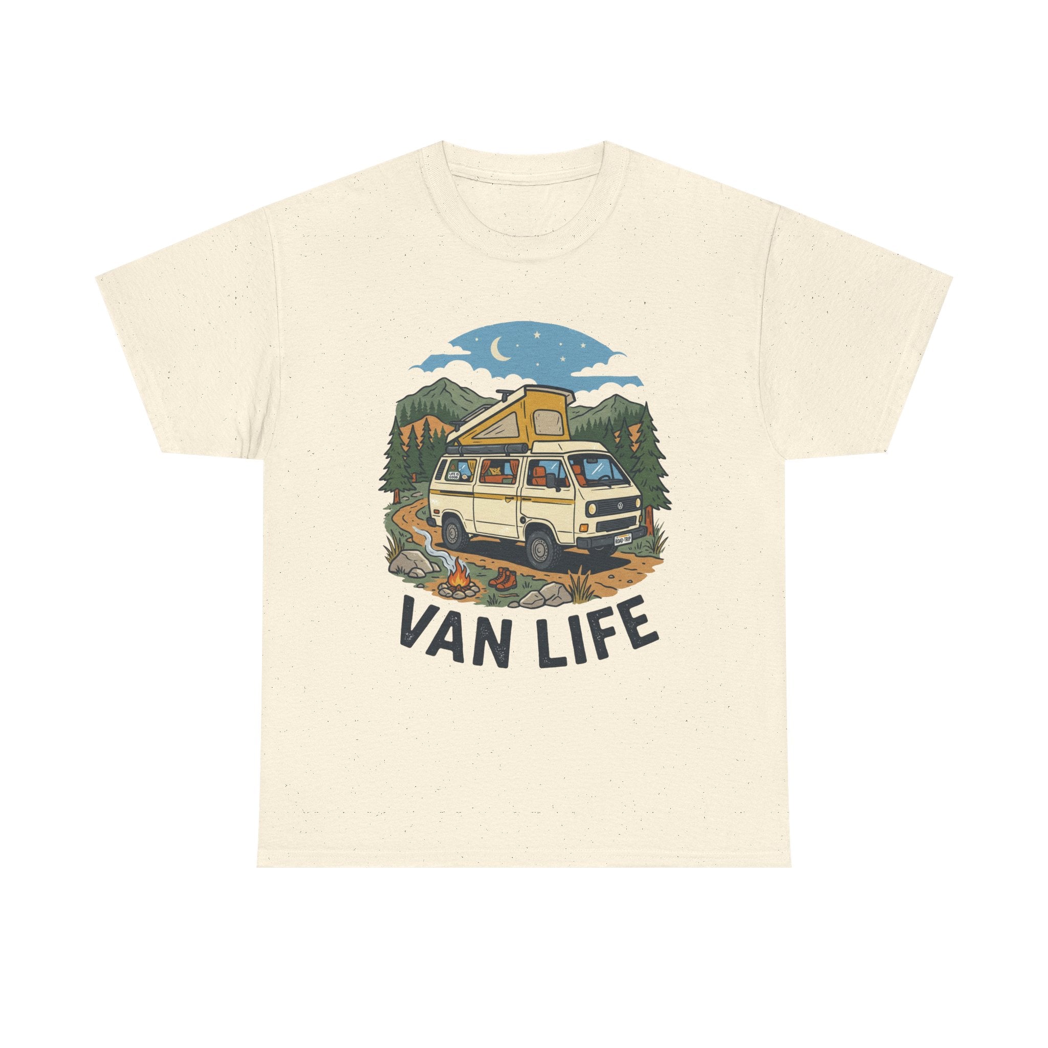 Van Life Tee — Vintage Camper Graphic T-Shirt