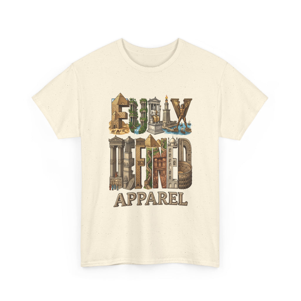 Fully Defined Apparel T‑Shirt — Wonders of the World Graphic Tee