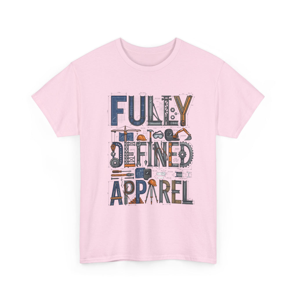 Fully Defined Apparel T-Shirt — Graphic Tee with Retro Tools Design