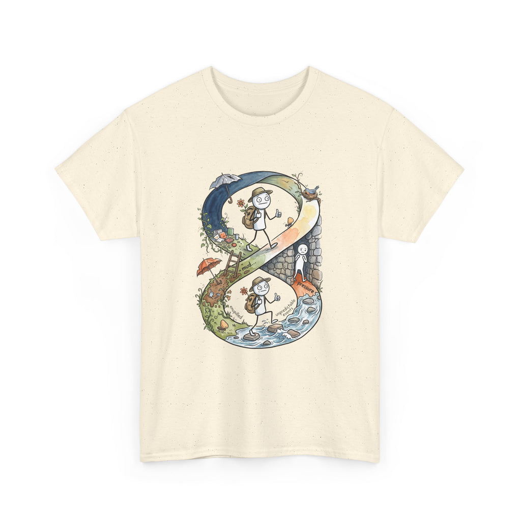 a Infinity Hiking Tee — Day & Night Nature Adventure Graphic T-Shirt