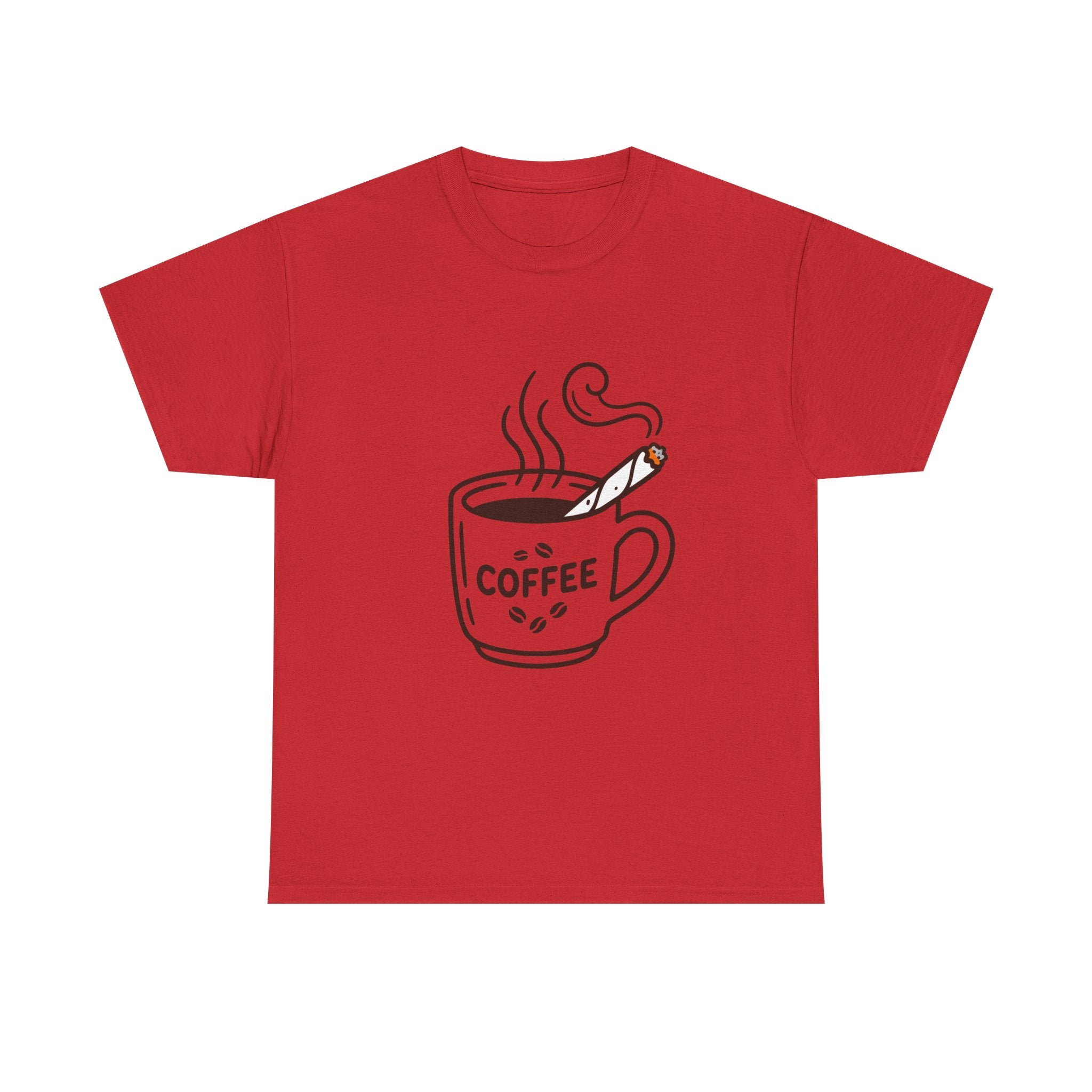 Coffee Cup T-Shirt — Cute Steaming Mug Graphic Tee