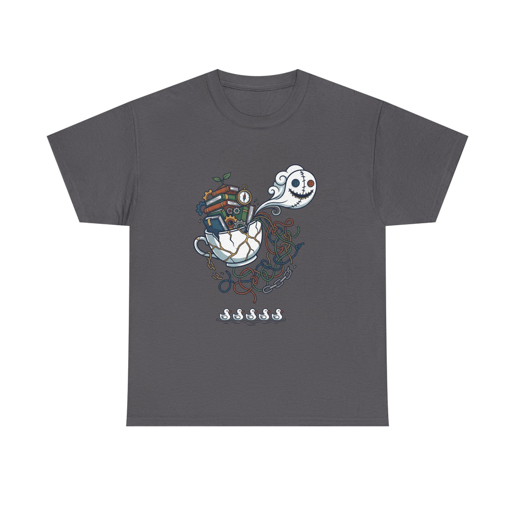 T-Shirt — Whimsical Ghost Ship Illustration Tee