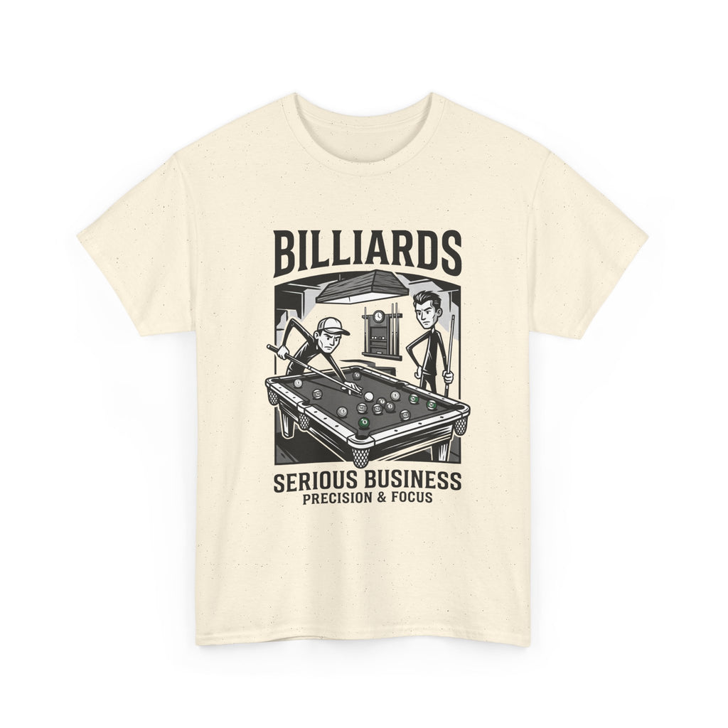Billiards Tee – "Serious Business" Pool Player T-Shirt