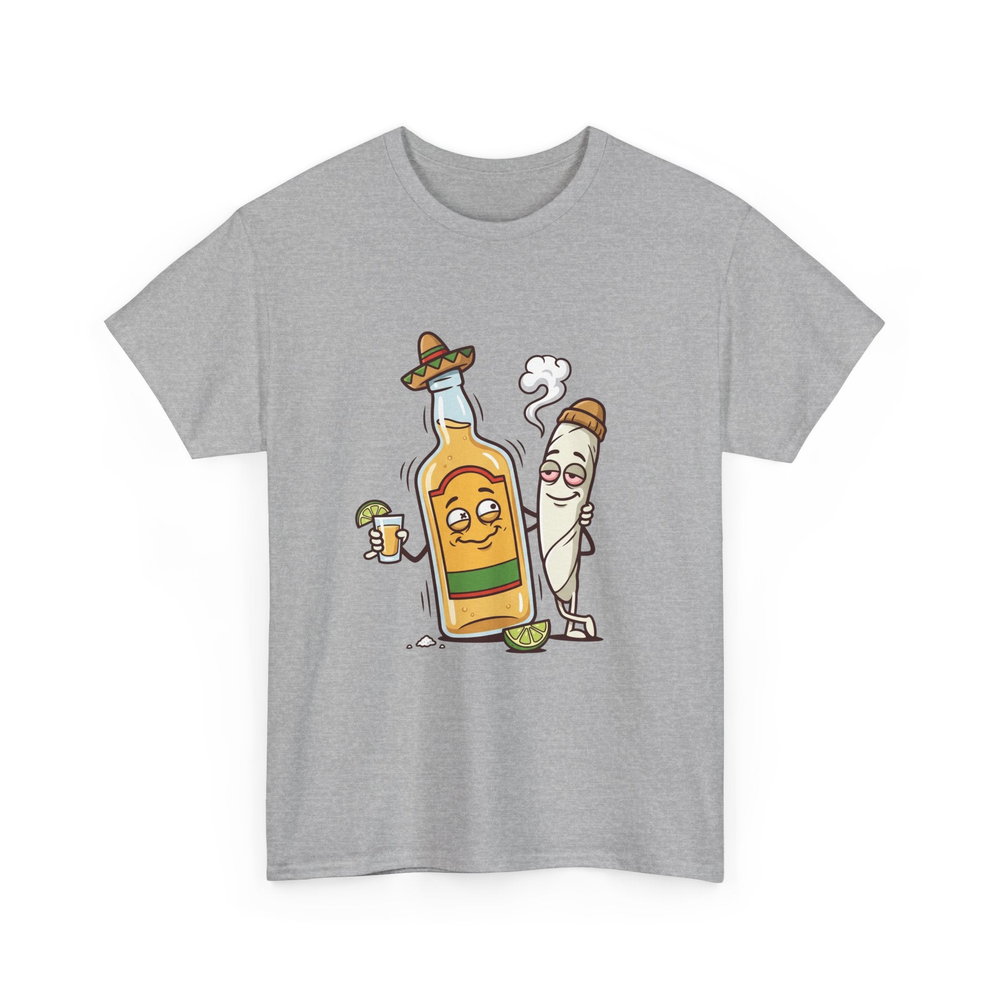 Tequila & Joint Funny Graphic Tee