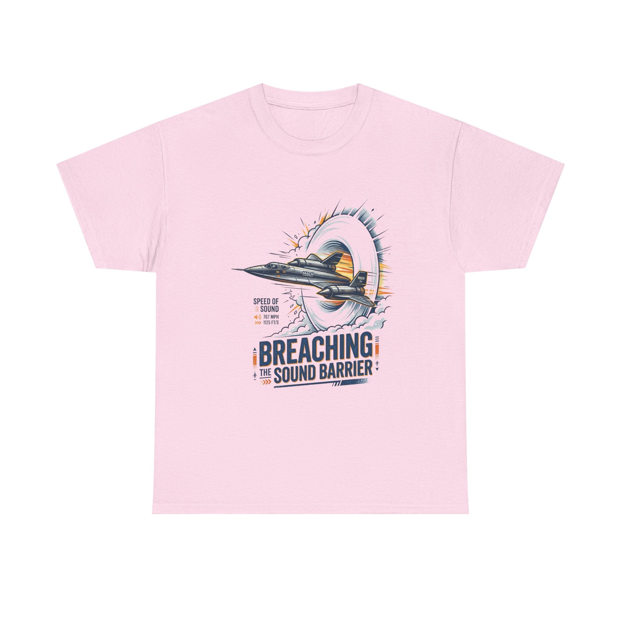 Sonic Boom T-Shirt — 'Breaching the Sound Barrier' Jet Trainer Aviation Graphic Tee