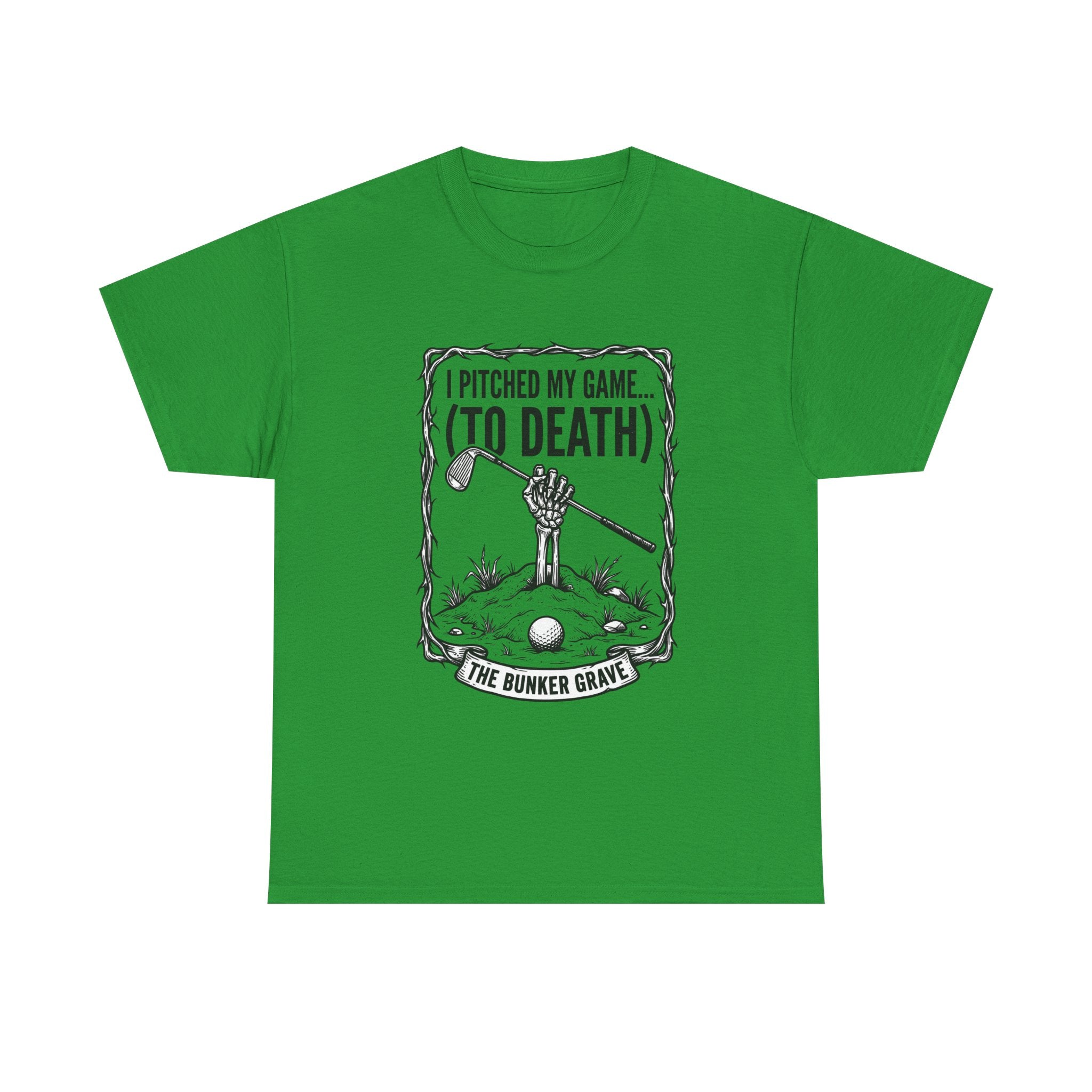Golf 'I Pitched My Game (To Death)' T-Shirt – Funny Golfer Graphic Tee