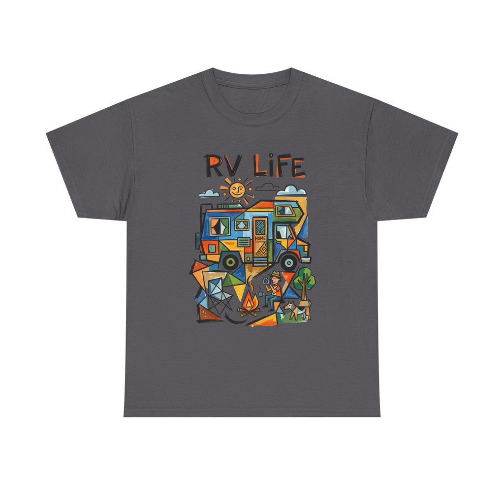 RV Life T-Shirt — Retro Camper Roadtrip Tee for RV Travelers & Campers