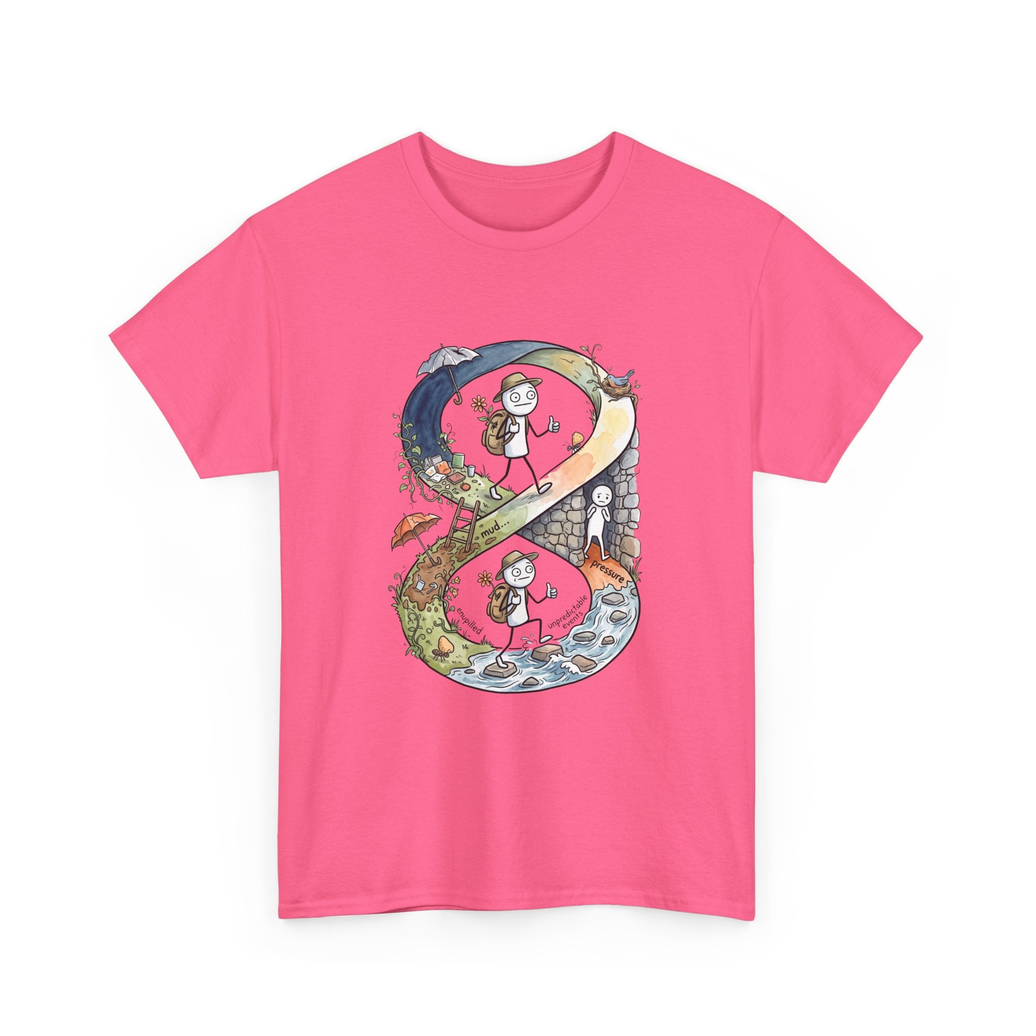 a Infinity Hiking Tee — Day & Night Nature Adventure Graphic T-Shirt