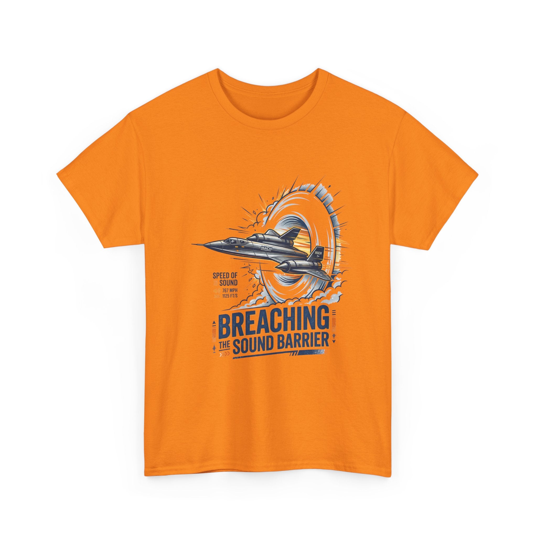 Sonic Boom T-Shirt — 'Breaching the Sound Barrier' Jet Trainer Aviation Graphic Tee