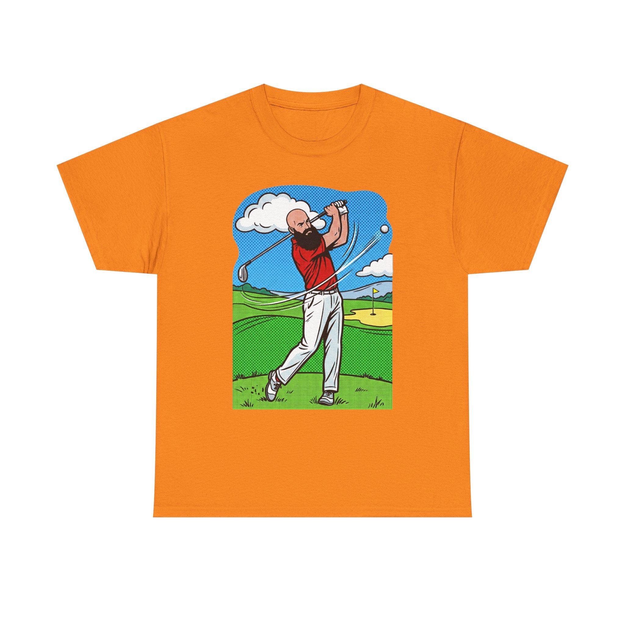 Golf Swing Graphic Tee — Golfer Illustration Shirt for Golf Lovers