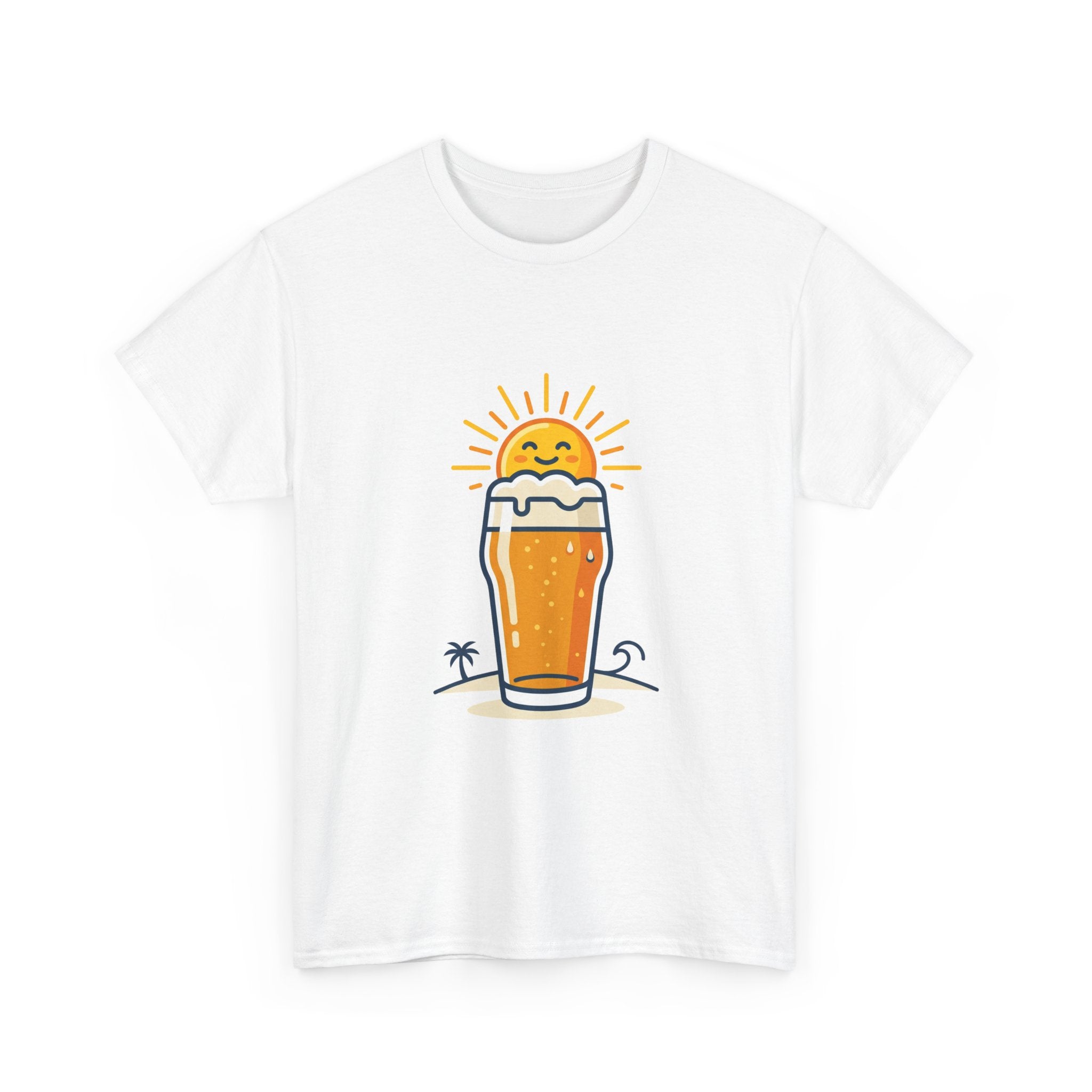 Beer Sun Tee — Sunny Beach Beer Graphic T-Shirt