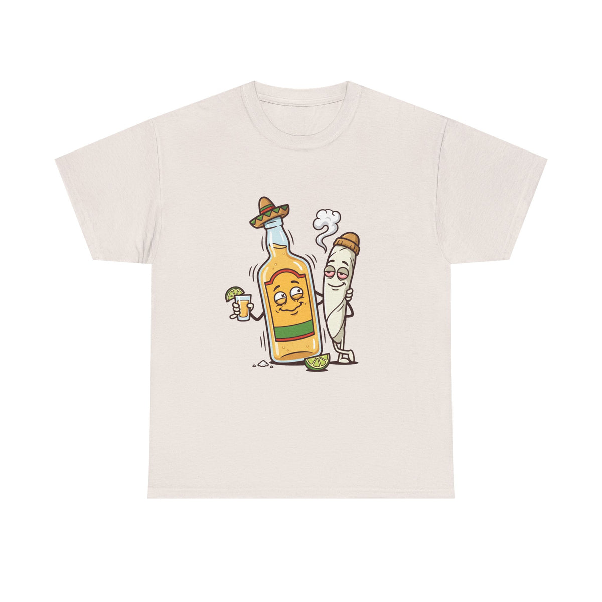 A Tequila & Joint Funny Graphic Tee