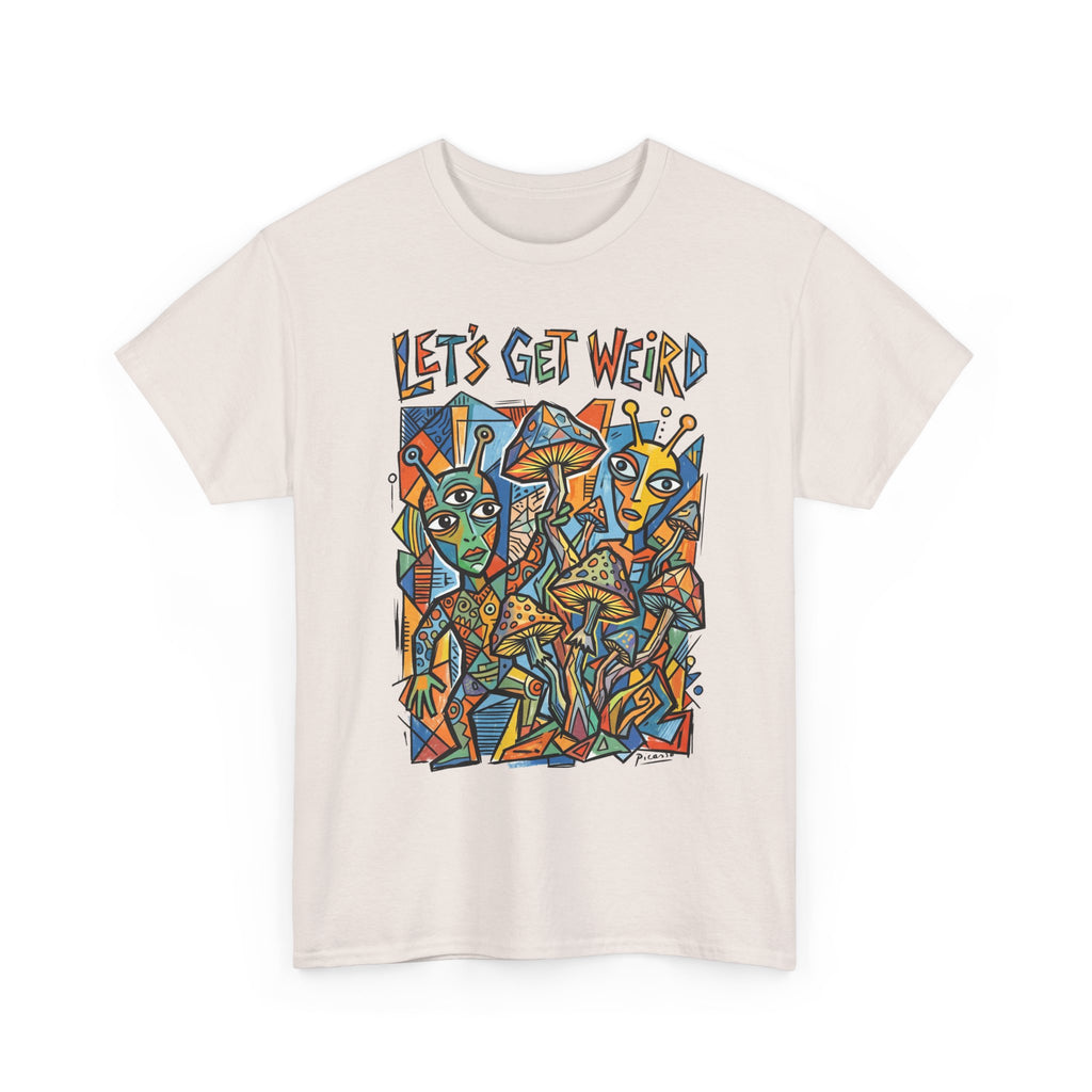 Let's Get Weird Abstract Art T-Shirt — Colorful Psychedelic Graphic Tee