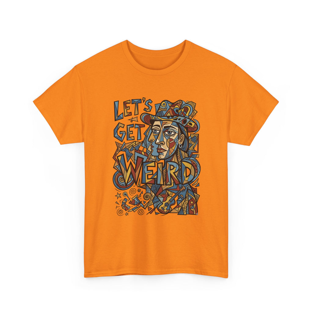 Let’s Get Weird T-Shirt — Retro Psychedelic Face Graphic Tee