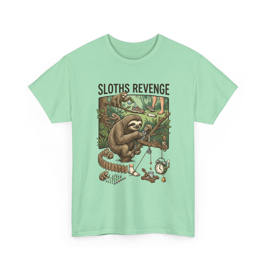Sloths Revenge T-Shirt — Funny Retro Sloth Graphic Tee