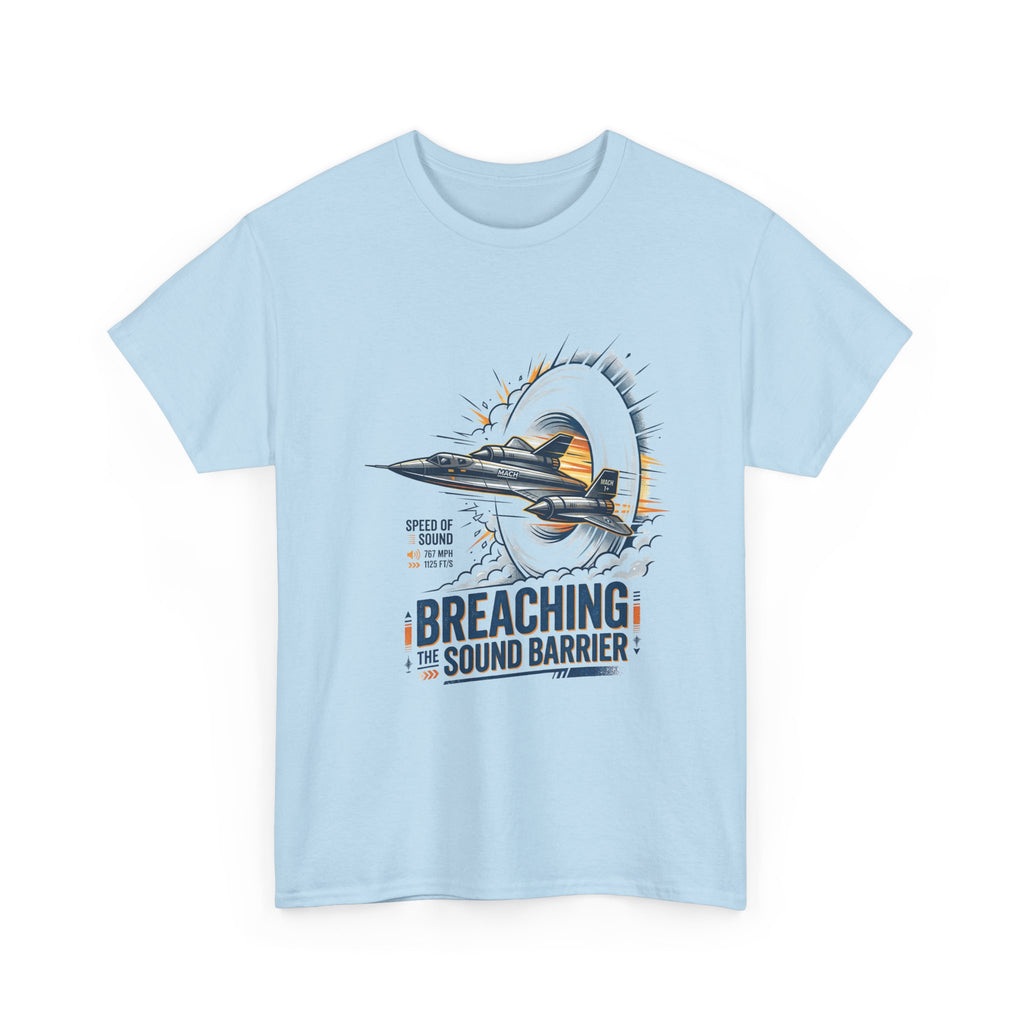 Sonic Boom T-Shirt — 'Breaching the Sound Barrier' Jet Trainer Aviation Graphic Tee