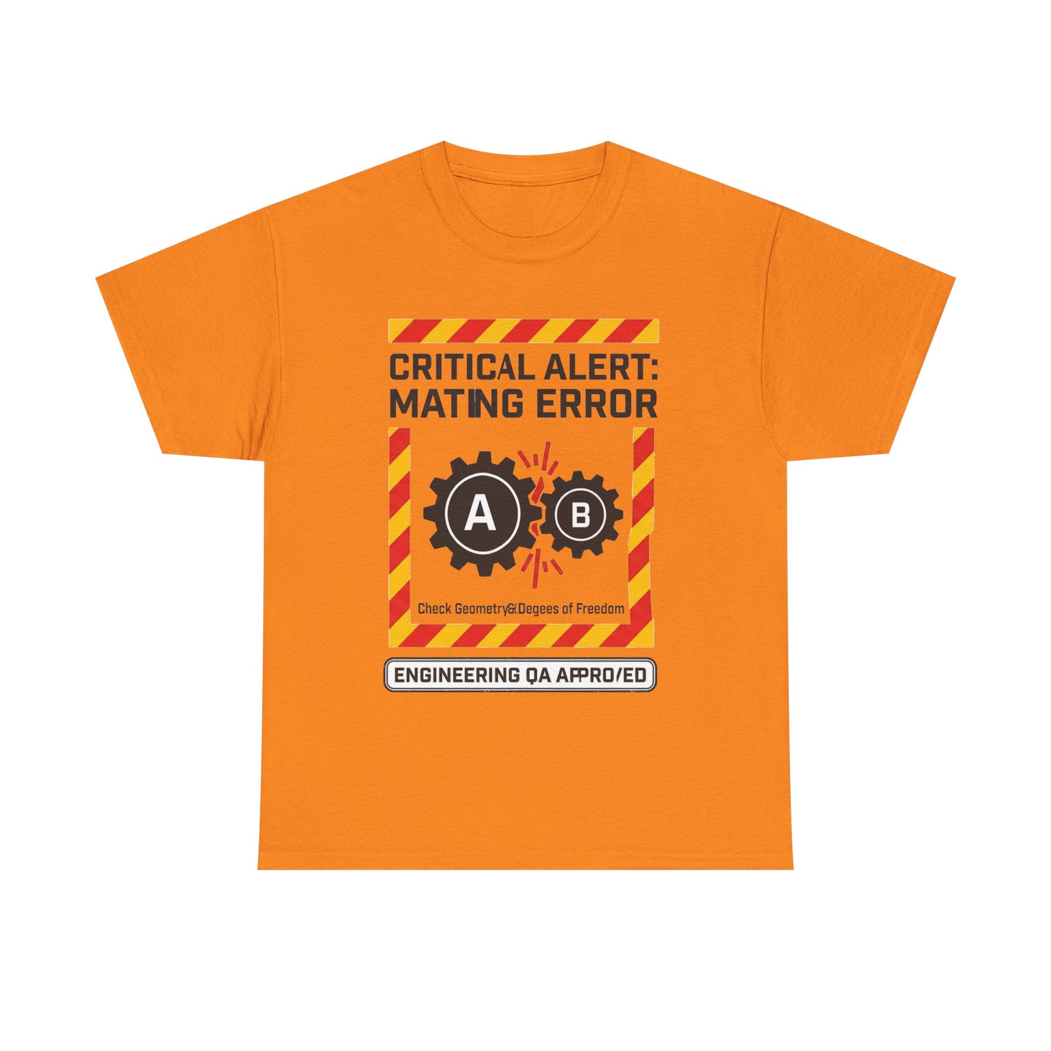 Mating Error T‑Shirt — Funny Engineering QA Alert Tee