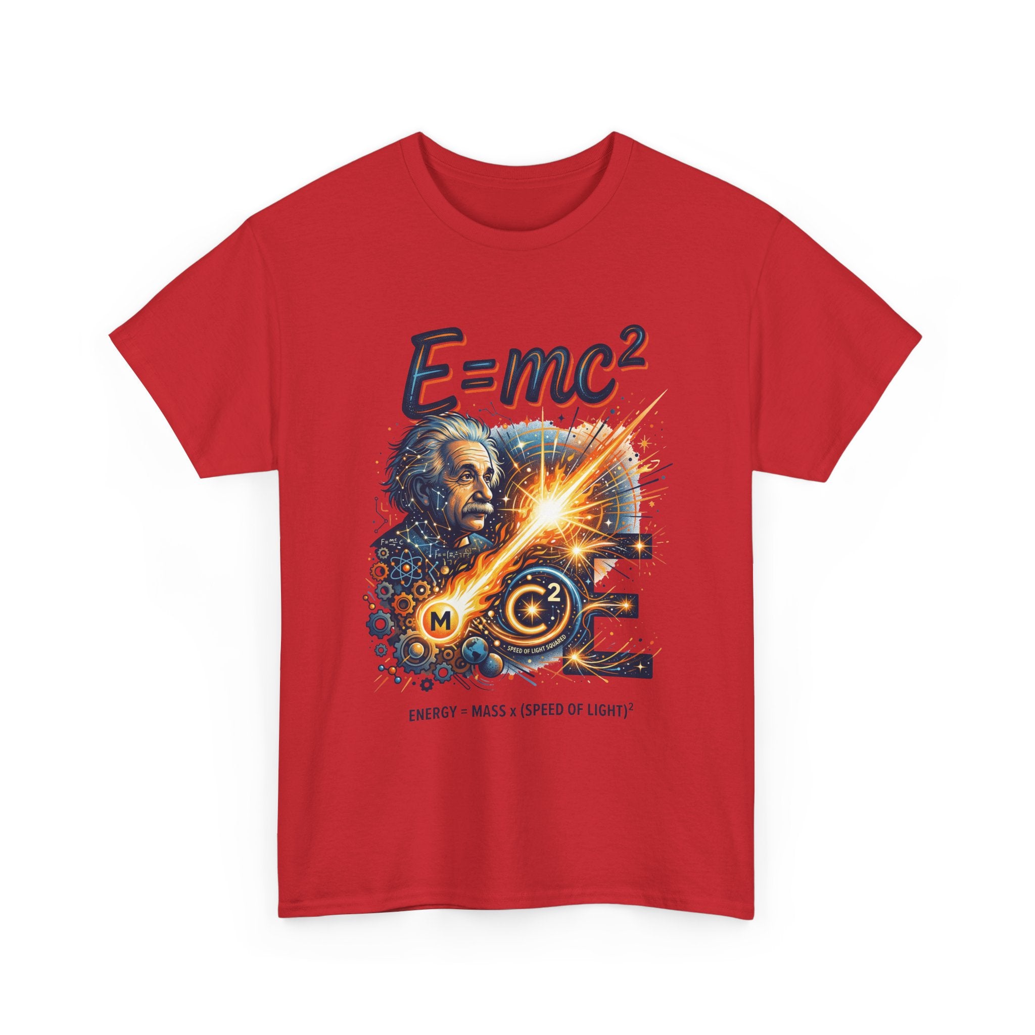 E=mc Einstein Physics T-Shirt — Science Lover Tee