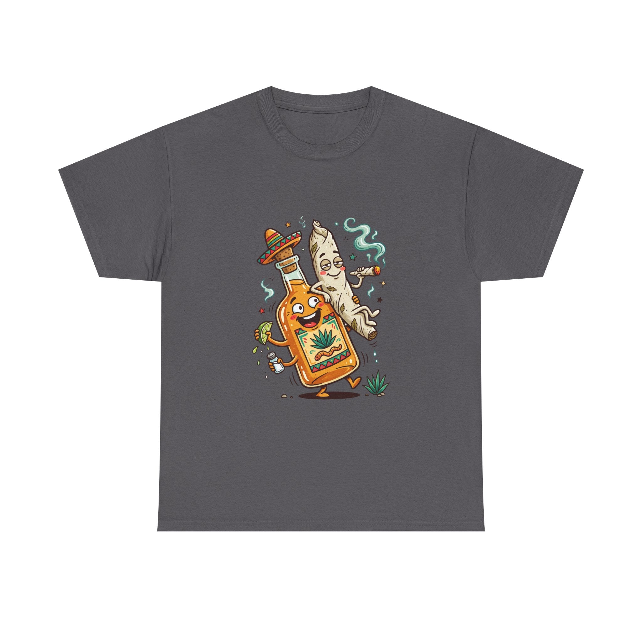 1 Tequila & Taco Dancing T‑Shirt — Funny Mexican Food Party Tee