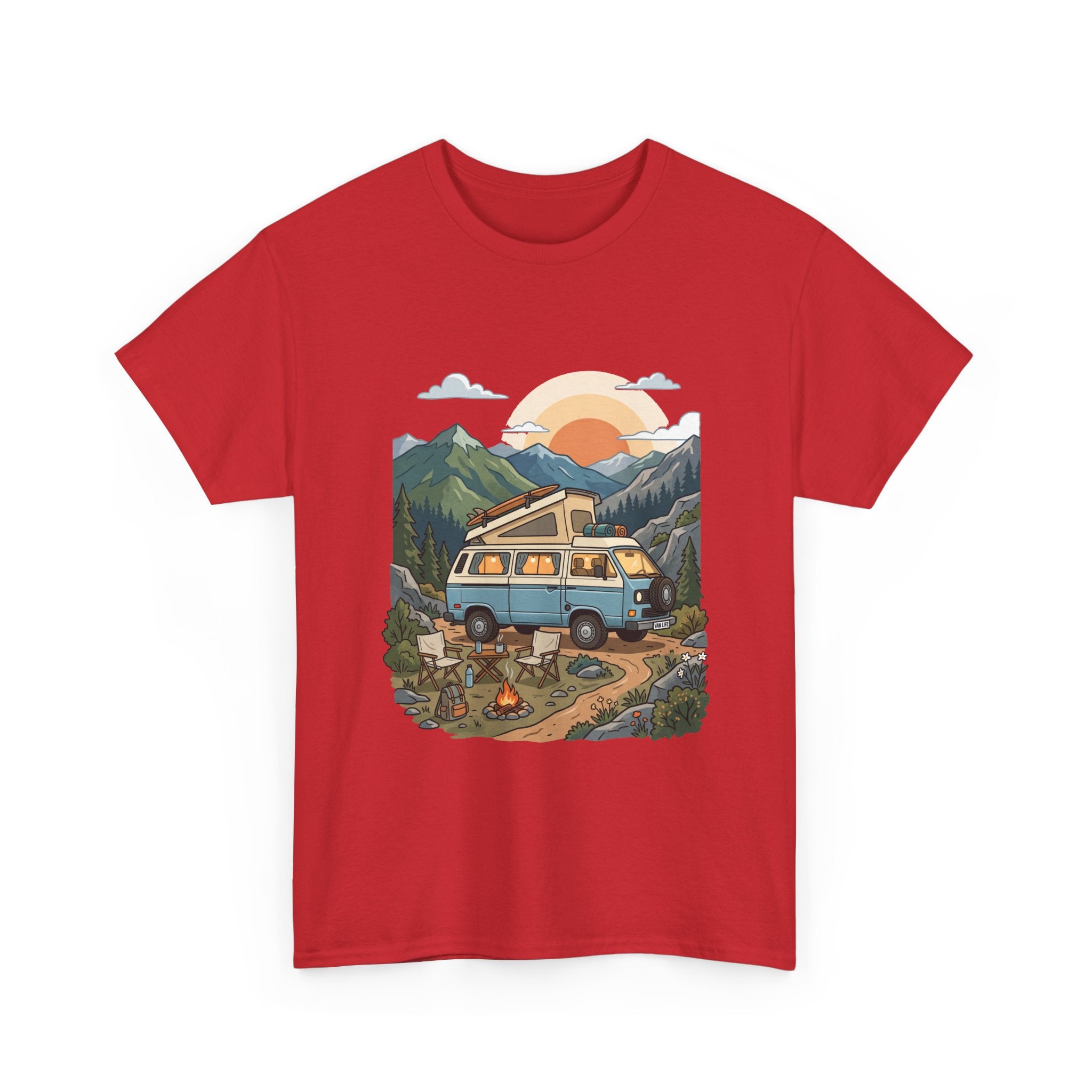 Adventure Van Tee – Retro Camper Roadtrip T-Shirt