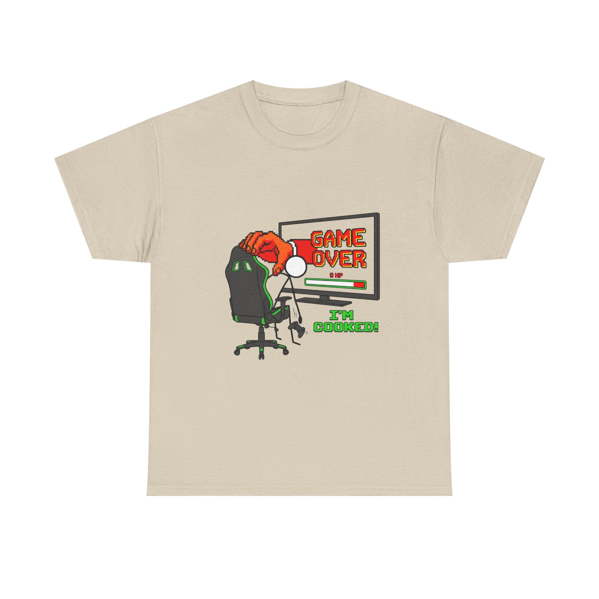 Gamer "Game Over I'm Cooked" T-Shirt