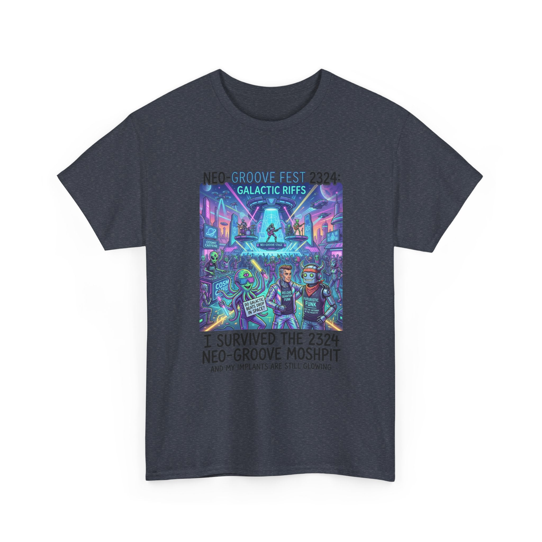 Neo-Groove Fest 2324 Tee — "I Survived the 2324 Neo-Groove Moshpit" Concert T-Shirt