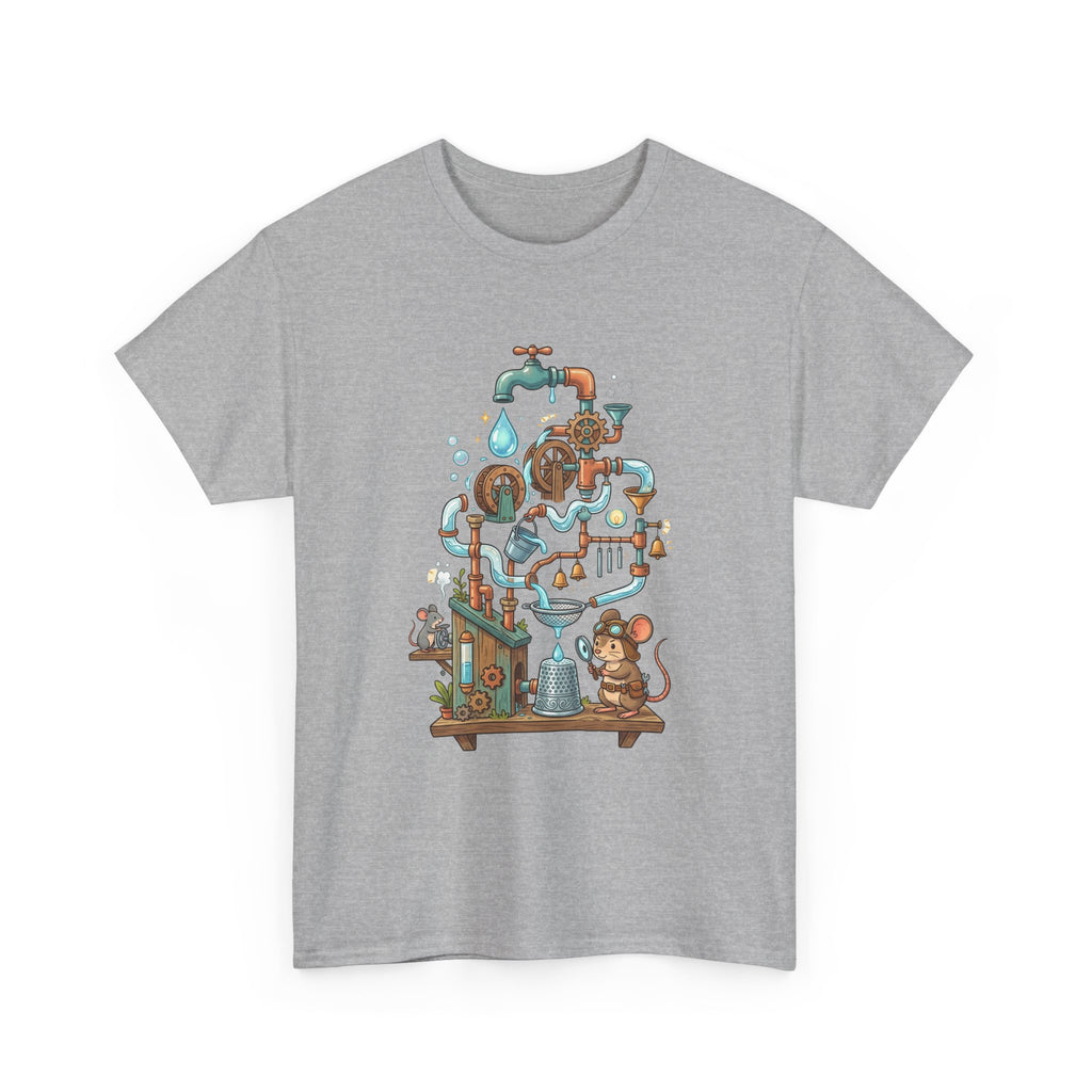 Water Machine T-Shirt — Cute Mouse Contraption Tee