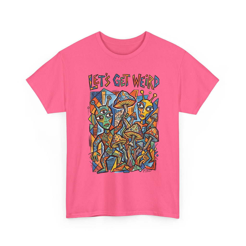 Let's Get Weird Abstract Art T-Shirt — Colorful Psychedelic Graphic Tee