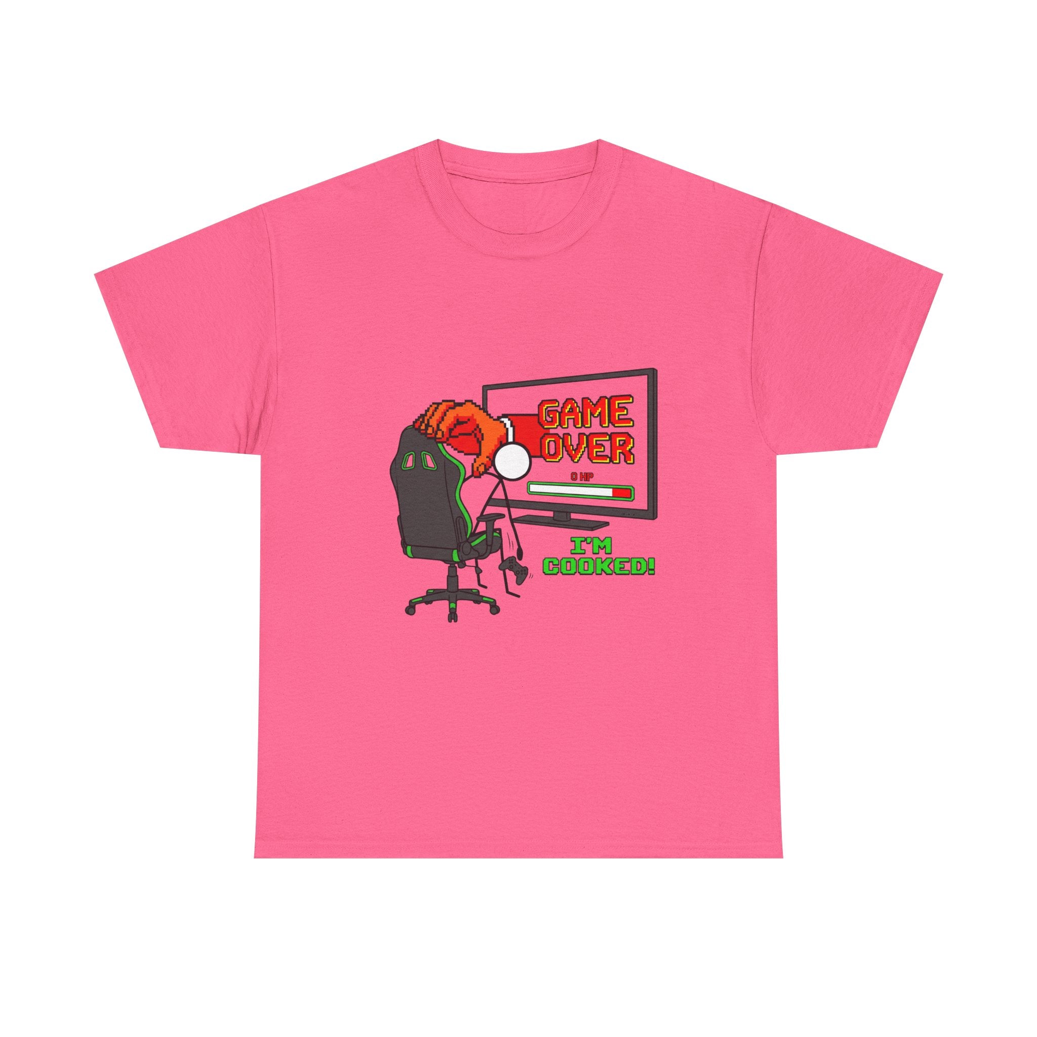 Gamer "Game Over I'm Cooked" T-Shirt