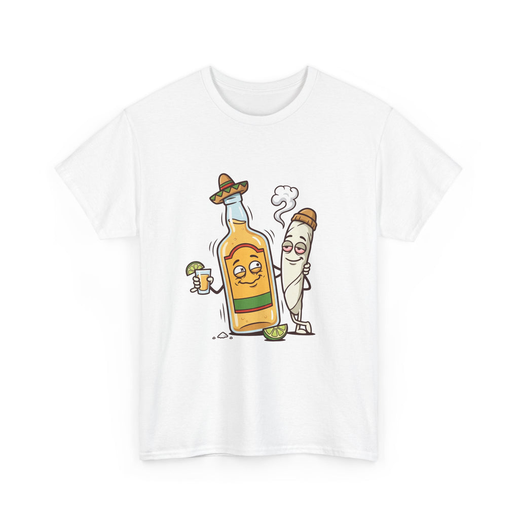 Tequila & Joint Funny Graphic Tee