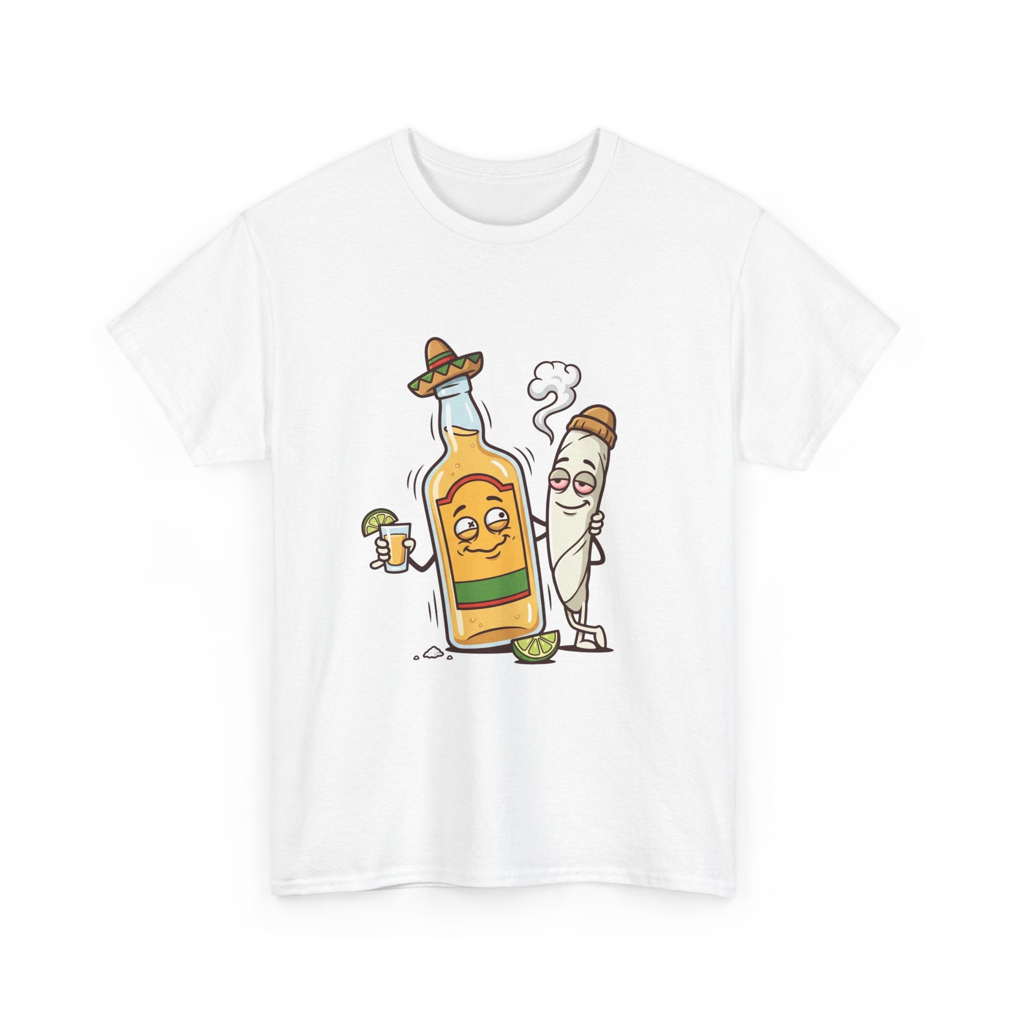 Tequila & Joint Funny Graphic Tee