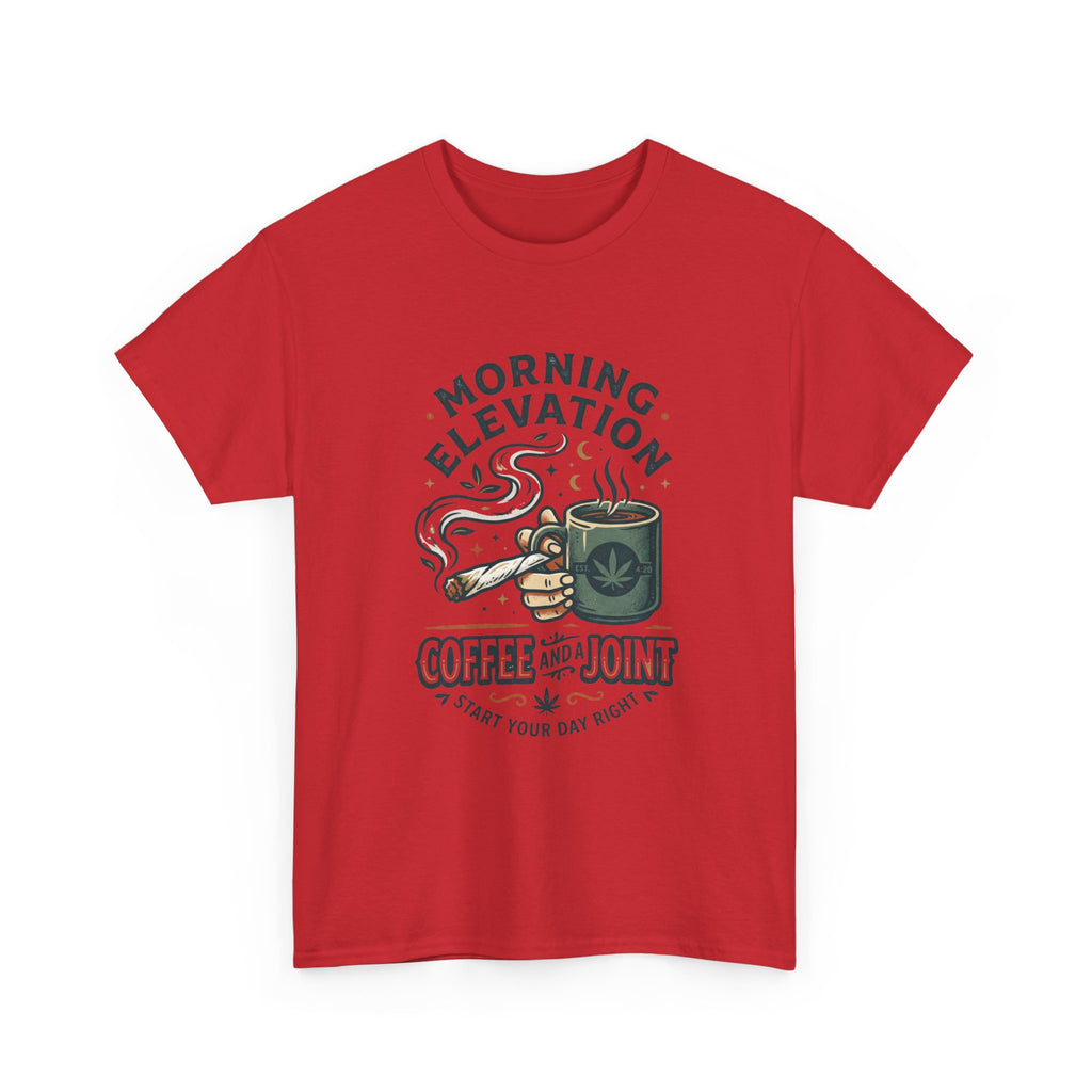 Coffee & Joint T-Shirt — Morning Elevation Graphic Tee
