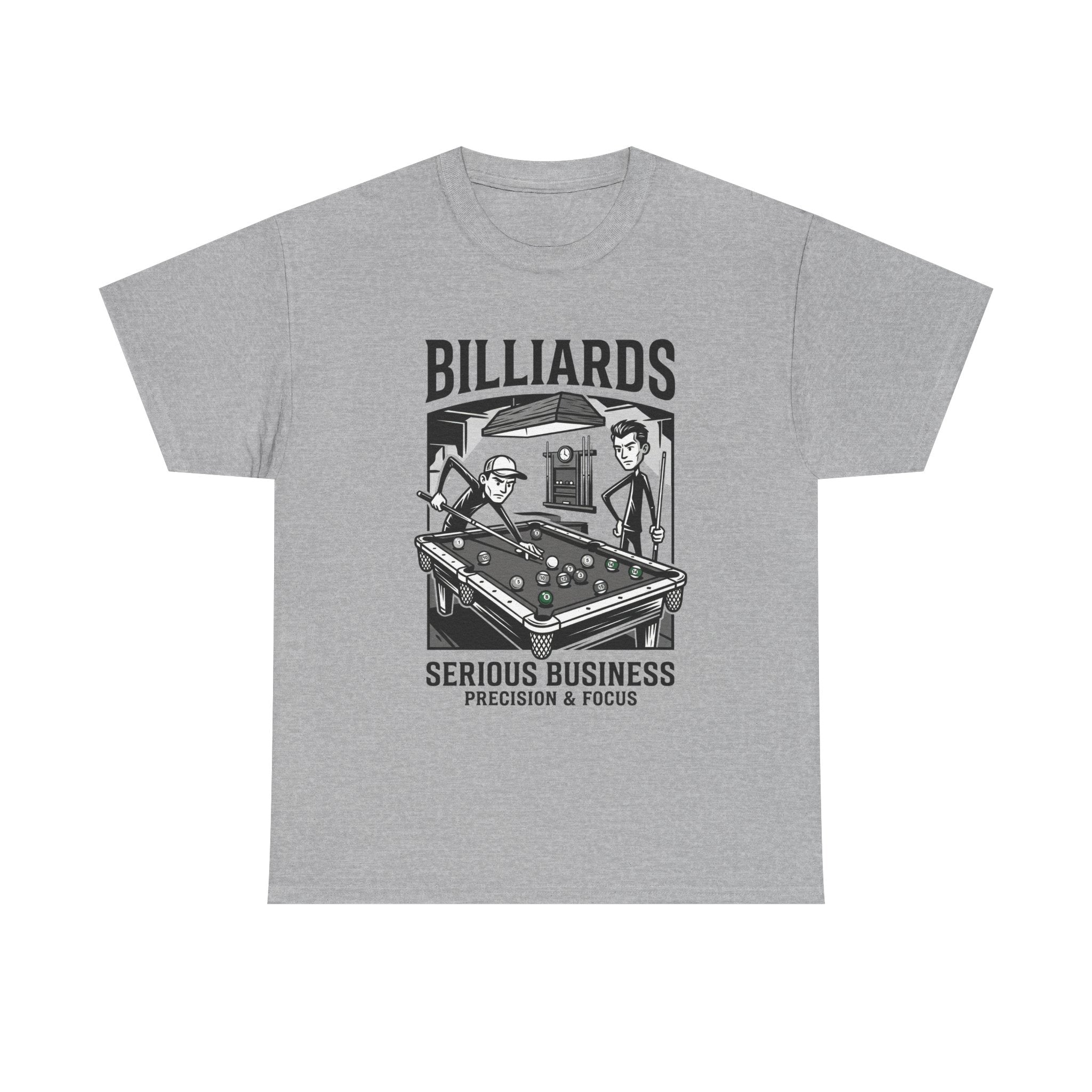 Billiards Tee – "Serious Business" Pool Player T-Shirt