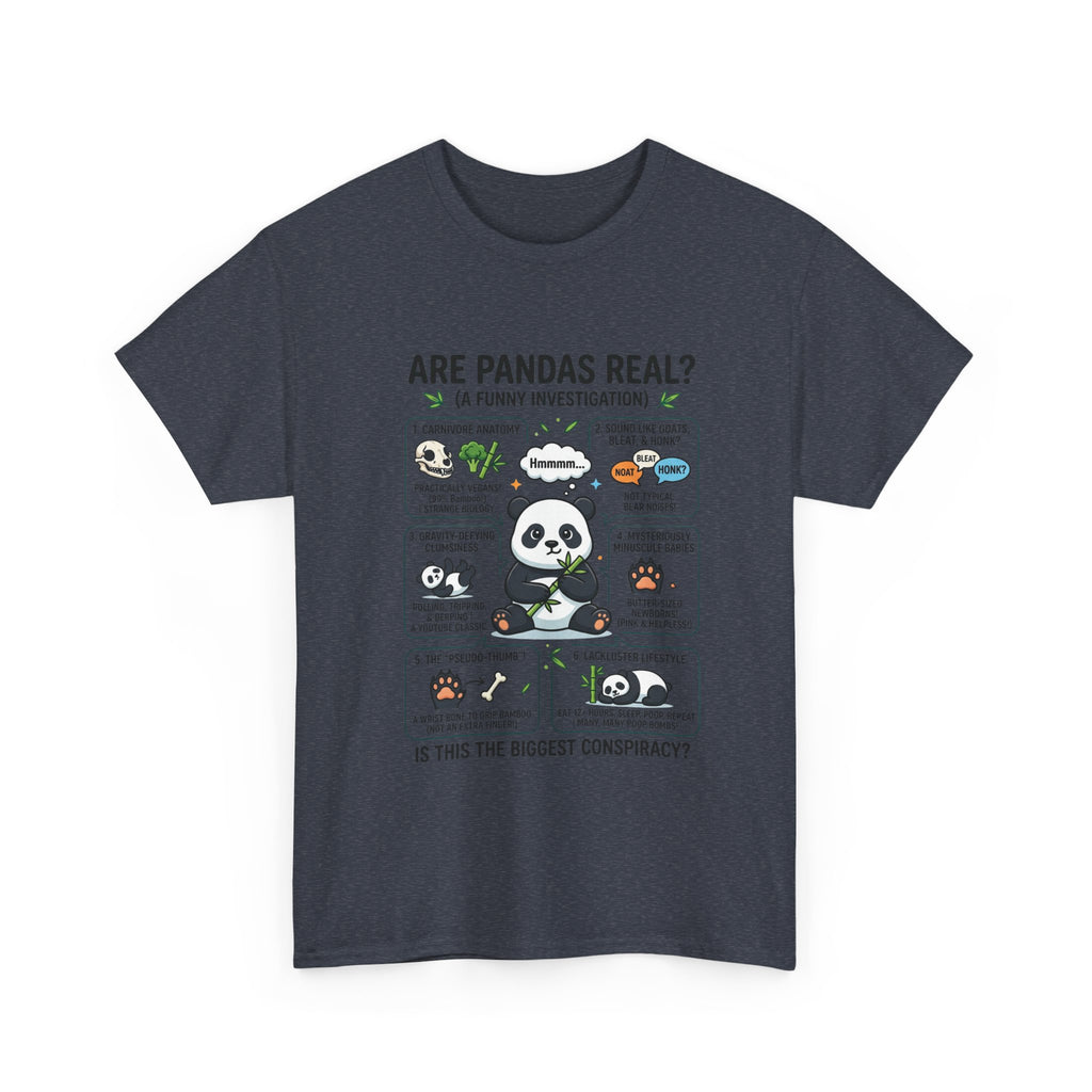 Are Pandas Real? Funny Panda Infographic T-Shirt