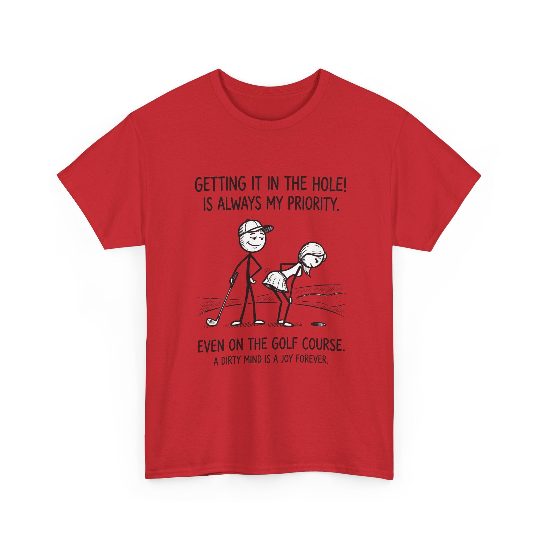 Golf T‑Shirt - "Getting It in the Hole!" Funny Golf Humor Tee
