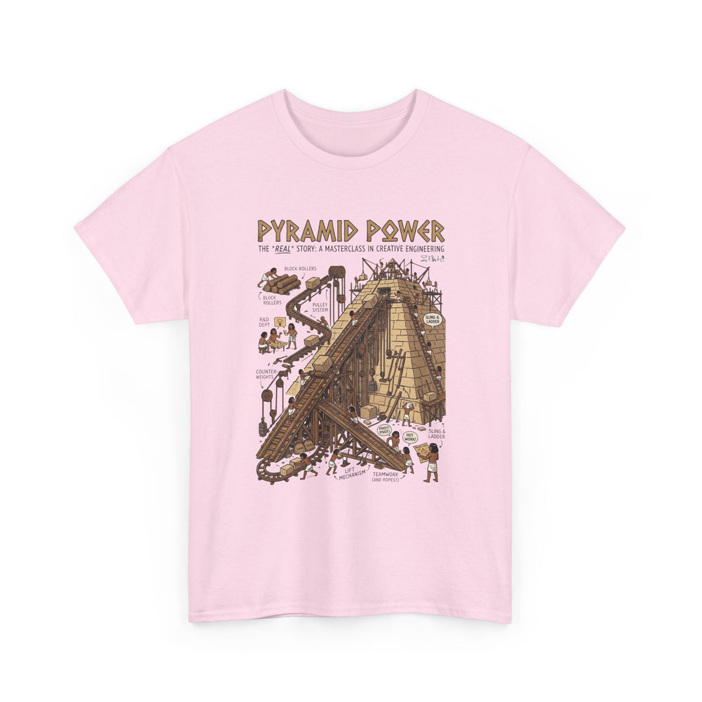 Pyramid Power Tee — Vintage Egyptian Pyramid Diagram Graphic T‑Shirt