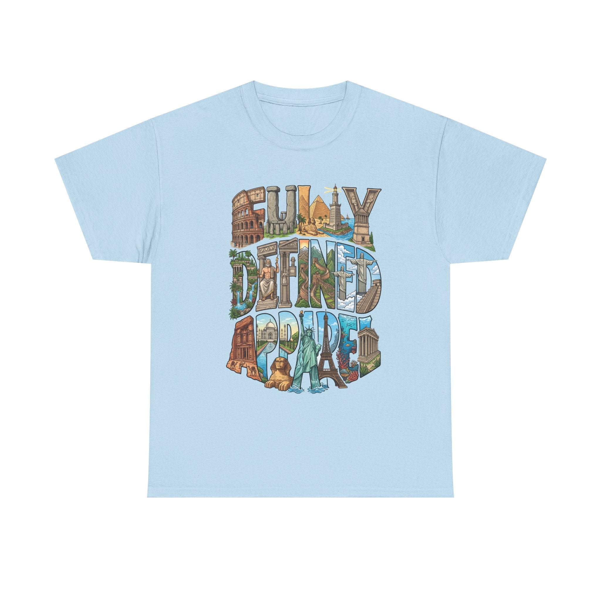 Fully Defined Apparel T‑Shirt — Retro Travel Illustration Tee
