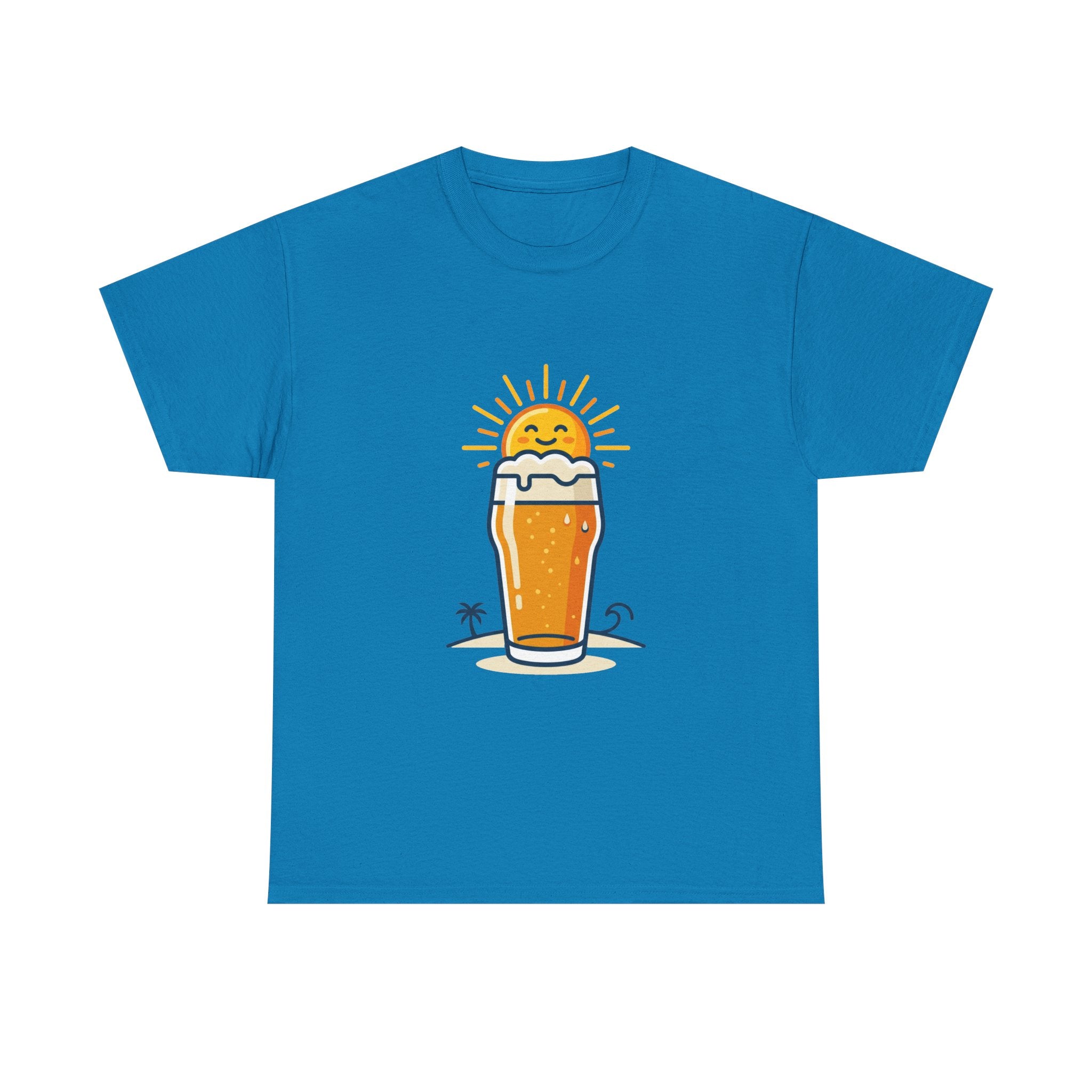Beer Sun Tee — Sunny Beach Beer Graphic T-Shirt