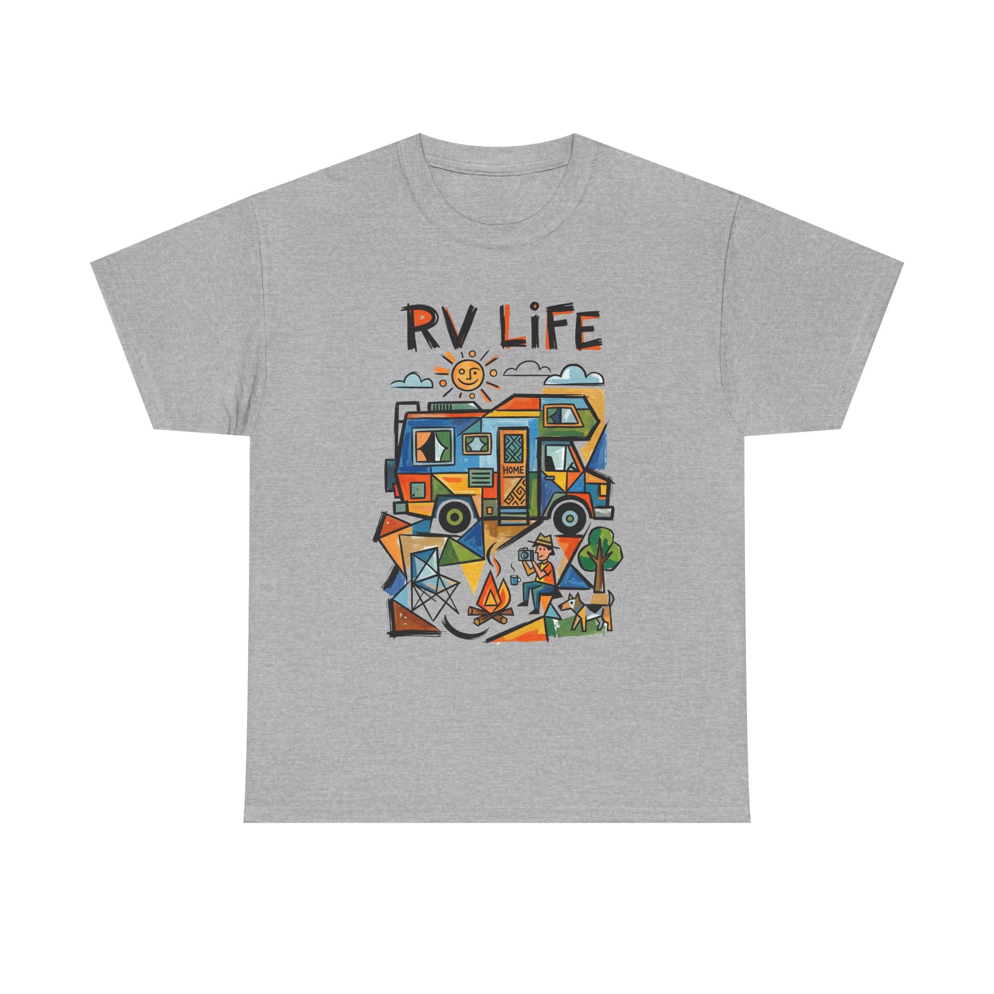 RV Life T-Shirt — Retro Camper Roadtrip Tee for RV Travelers & Campers